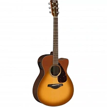 Yamaha FSX800C SDB электроакустическая гитара, верхняя дека из массива ели