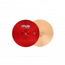 Paiste 14" 900 Color Sound тарелка, красный, Hi-Hat, CUSN8 3