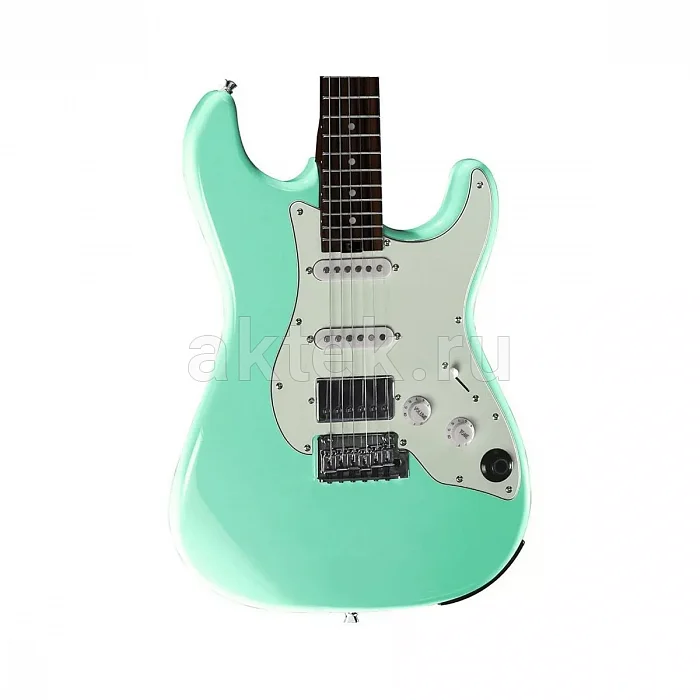 Mooer GTRS S800 электрогитара, зеленый, HSS 3