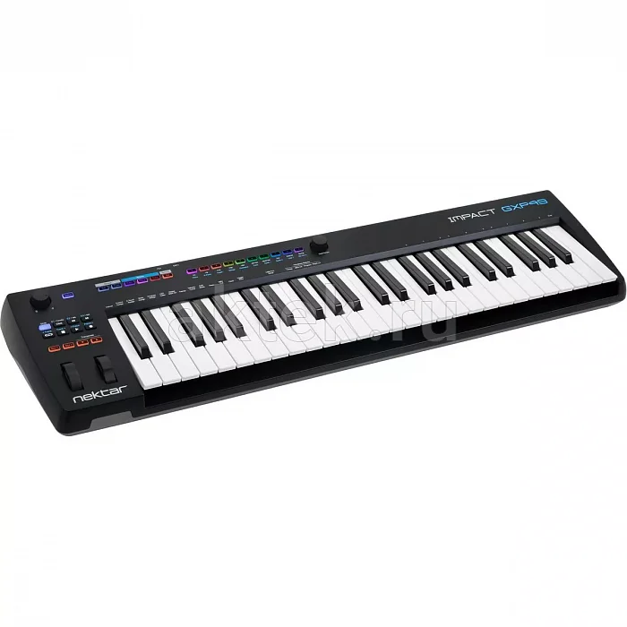 Nektar Impact GXP49 USB MIDI-клавиатура, 49 клавиш, полувзвешенная механика 3