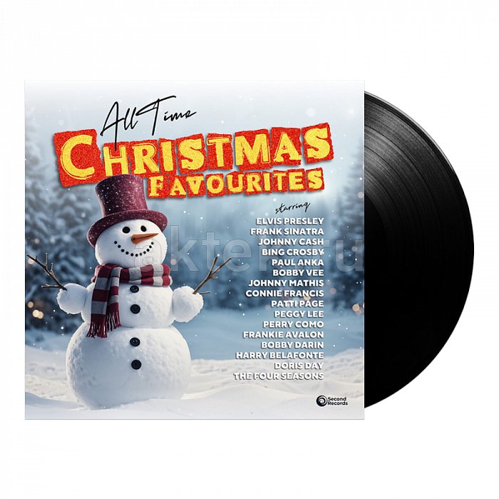 Виниловая пластинка V/A - ALL TIME CHRISTMAS FAVOURITES BLACK VINYL 12"