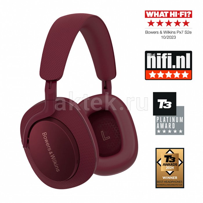 Bowers & Wilkins Px7 S2e Ruby Red беспроводные наушники 10