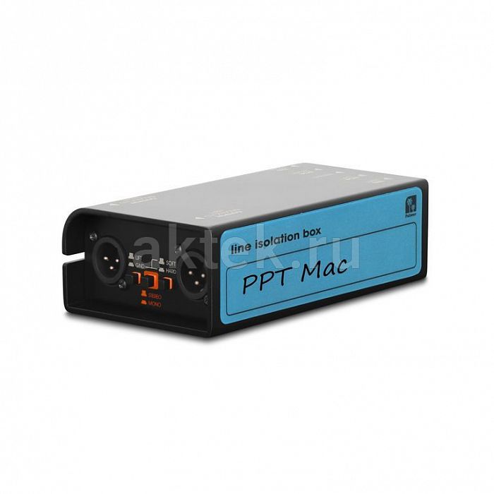 Palmer RIVER naab пассивный двухканальный медийный DI-бокс 3,5/6,3мм/RCA–XLR 6