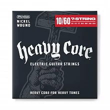 Dunlop DHCN10607 Heavy Core комплект струн, калибр 10-60