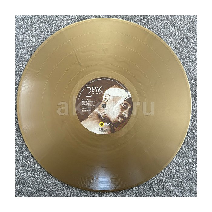 Виниловая пластинка 2PAC - LIVE MY LIFE 180 GRAM GOLD VINYL 12" 3