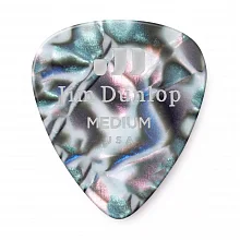Dunlop 483P14MD Celluloid Abalone Medium 12Pack медиаторы, целлулоид, 12 шт