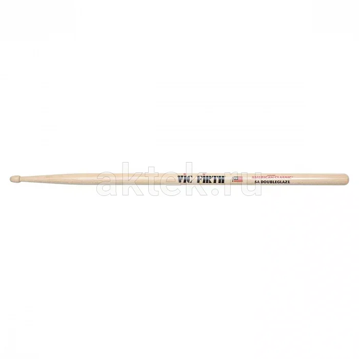 Vic Firth 5ADG DoubleGlaze барабанные палочки, орех, деревянный наконечник
