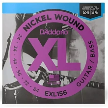 D'Addario EXL-156 комплект струн, калибр 24-84, обмотка из никелированной стали