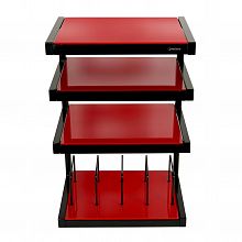 NorStone Esse Hifi VInyl Black/Red стойка для Hi-Fi аппаратуры 2