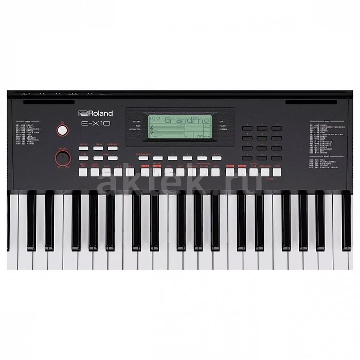 Roland E-X10 синтезатор, 61 клавиша, 64 голоса, 610 тембров 10