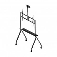 Digis DSM-P1296 Black мобильная стойка ТВ 55–100″ VESA900×600 до120кг 3