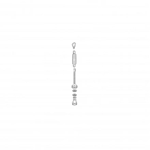 Pearl SPA-90A пружина педали бас-барабана в сборе 2