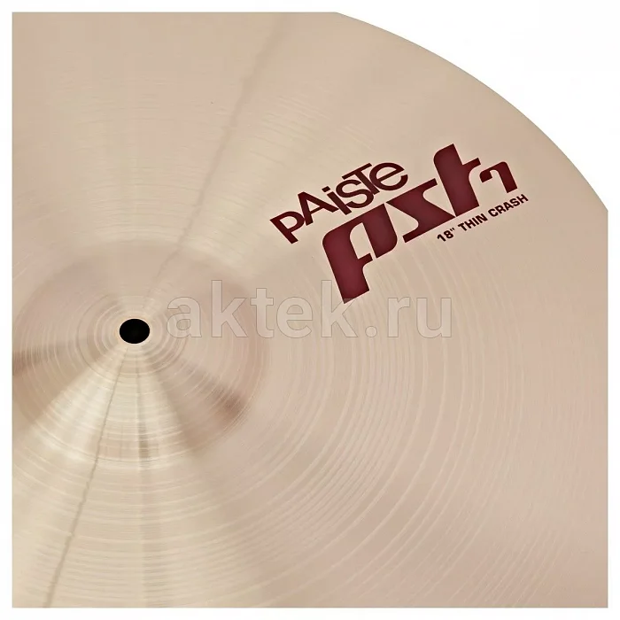 Paiste 18" PST7 Thin Crash крэш-тарелка из бронзы CuSn8 3