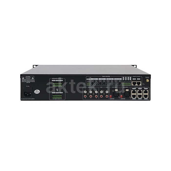 NEVOD NDM-4612М трансляционный усилитель, 4 входа/6 выходов, 6×120 Вт 5