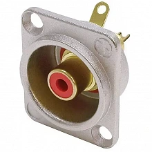 Neutrik NF2D-2 панельный разъем RCA гнездо, тип-D, под пайку провода 2 Neutrik NF2D-2 панельный разъем RCA гнездо, тип-D, под пайку провода 2