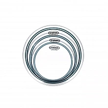 Evans ETP-EC2SCLR-F комплект двухслойных пластиков томов, 10″/12″/14″ 2