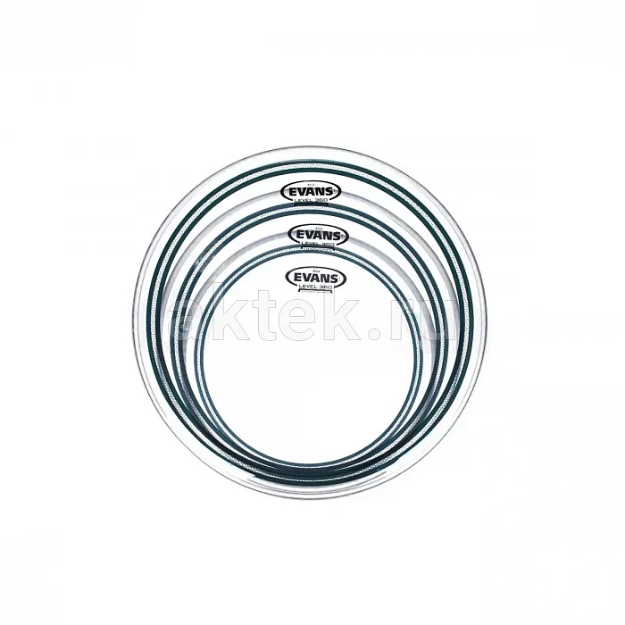 Evans ETP-EC2SCLR-F комплект двухслойных пластиков томов, 10″/12″/14″ 2