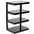 NorStone Esse 1400 AVl Black satin стойка для Hi-Fi аппаратуры