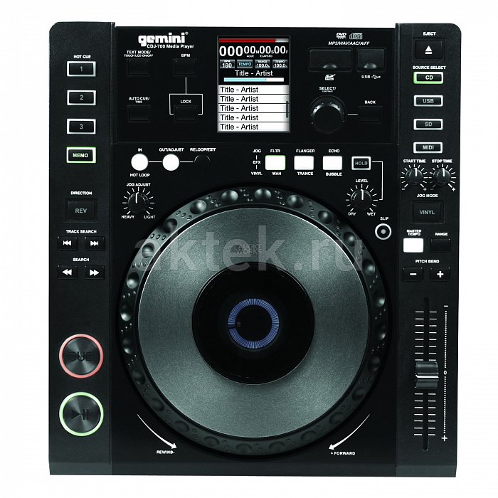 DJ CD/USB/SD медиапроигрыватель Gemini CDJ-700 4
