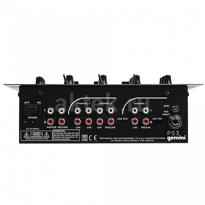 DJ микшер Gemini PS3-USB 2