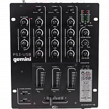 DJ микшер Gemini PS3-USB