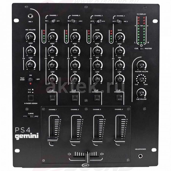 DJ микшер Gemini PS4 2