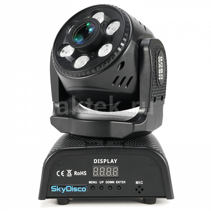 Вращающаяся голова SkyDisco Gobo RGBW 10