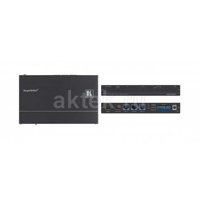 Kramer VM-3HDT передатчик, до 70 м, HDBaseT, для цифровой AV-коммутации