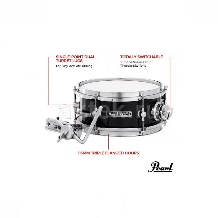 Pearl SFS10/C31 малый сайд-снейр 10″×4,5″, шестислойный тополь 8
