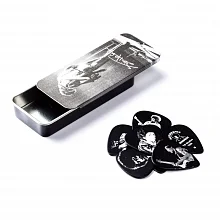 Dunlop JHPTR06M Jimi Hendrix Silver Portrait набор медиаторов, целлулоид