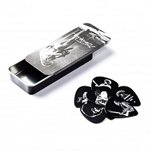 Dunlop JHPTR06M Jimi Hendrix Silver Portrait набор медиаторов, целлулоид