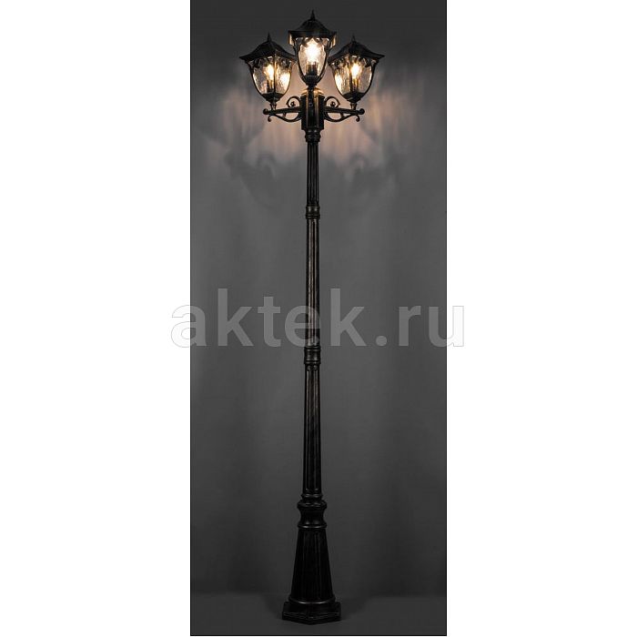 Светильник садово-парковый Feron PL4079 черное золото 2