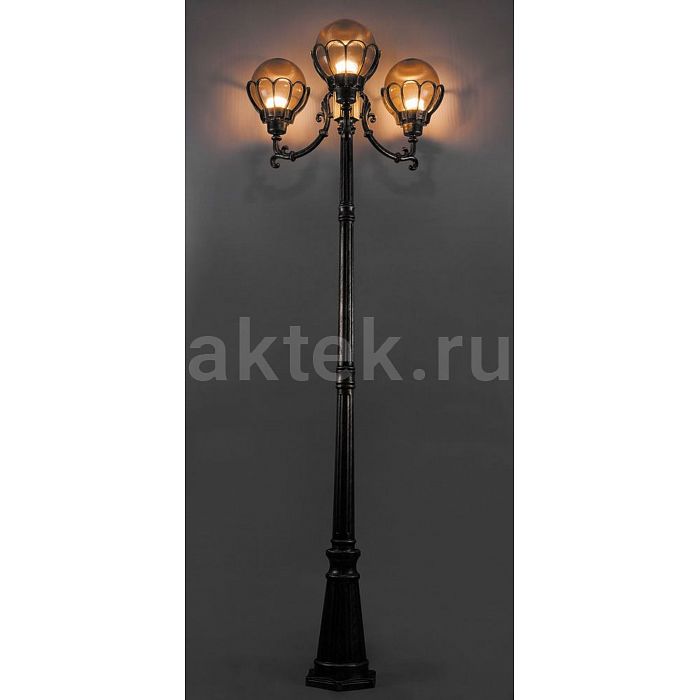 Светильник садово-парковый Feron PL5049 черное золото 2
