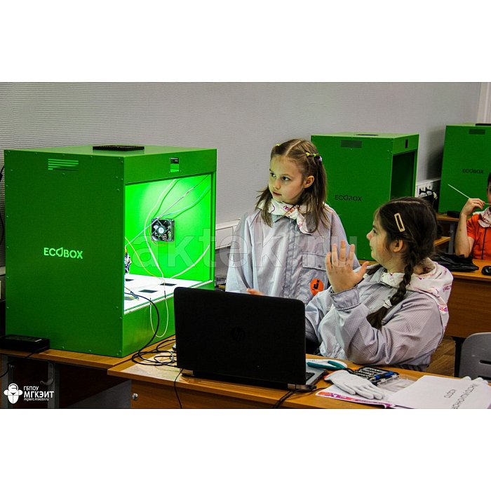 АГРОАСПЕКТ ECOBOX ED учебная гидропонная агролаборатория 80Вт LED 4