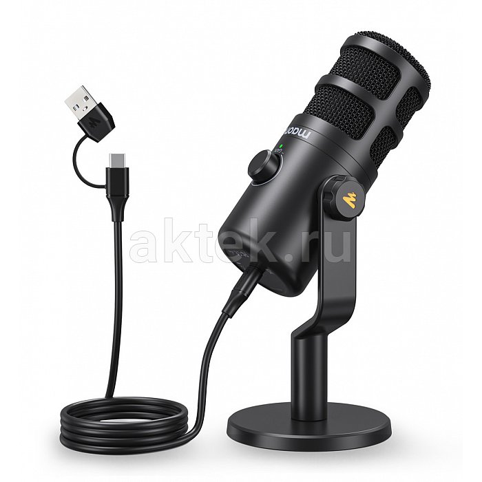 Maono PD100U, динамический USB микрофон, частота дискретизации 192 кГц
