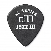 Dunlop 498P135 Tortex Jazz III XL медиаторы, 1,35 мм 3