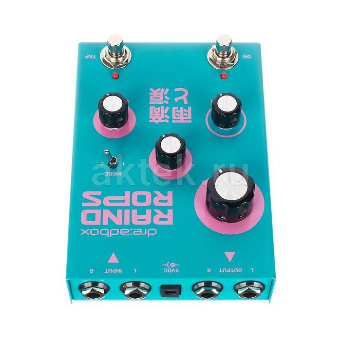 Гитарная педаль реверберации и задержки Dreadbox Raindrops 4