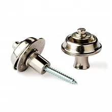 Dunlop SLS1401N Straplok Flush Mount потайные замки гитарного ремня, никелевые
