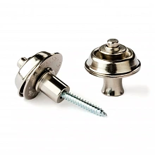 Dunlop SLS1401N Straplok Flush Mount потайные замки гитарного ремня, никелевые