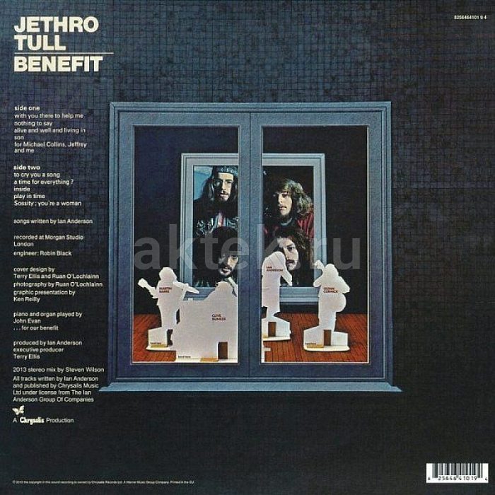 Виниловая пластинка JETHRO TULL - BENEFIT 180 GRAM BLACK VINYL 12" 2