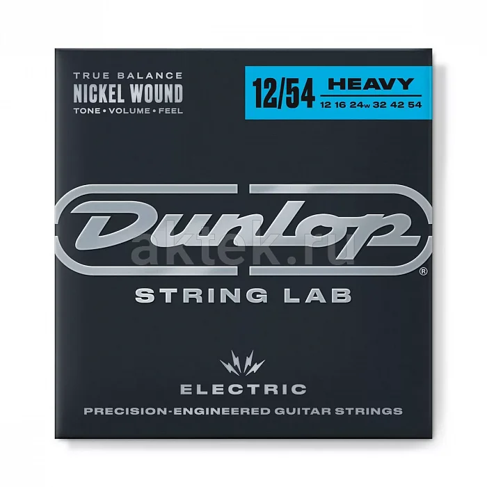 Dunlop DEN1254 Electric Guitar комплект струн, калибр 12-54