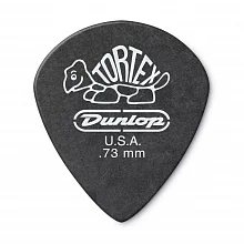 Dunlop 482P073 Tortex Pitch Black Jazz медиаторы, 0,73 мм