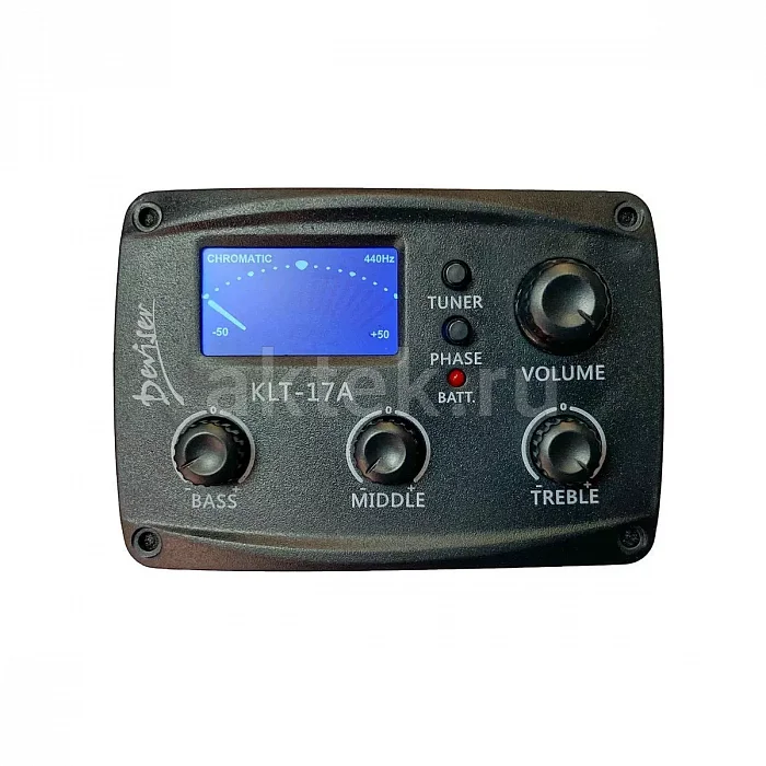 Deviser KLT-17A пьезозвукосниматель с предусилителем и тюнером 3