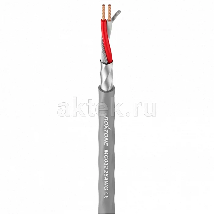 ROXTONE MC032/100 тонкий инсталляционный микрофонный кабель 100 м