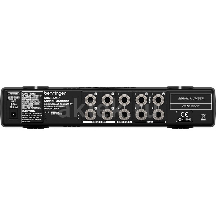 Предусилитель для наушников Behringer AMP800 3