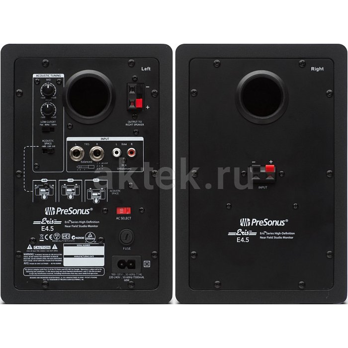 Активные студийные мониторы (пара) PreSonus Eris E4,5 2