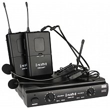Комплект радиосистема и 2 головных микрофона PROAUDIO DWS-204PT