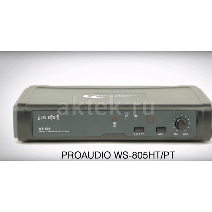 Радиосистема UHF PROAUDIO WS-805PT