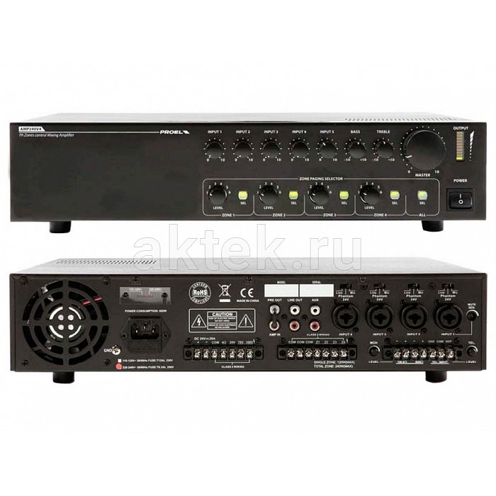 Трансляционный усилитель PROEL PA AMP240V4 3