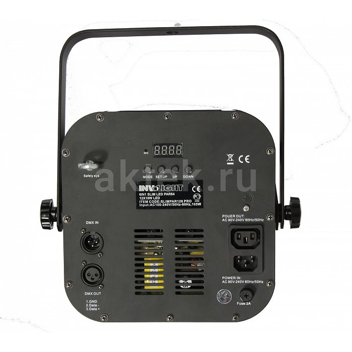 Сценический прожектор INVOLIGHT SLIMPAR126PRO 2